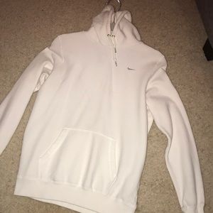 white nike hoodie